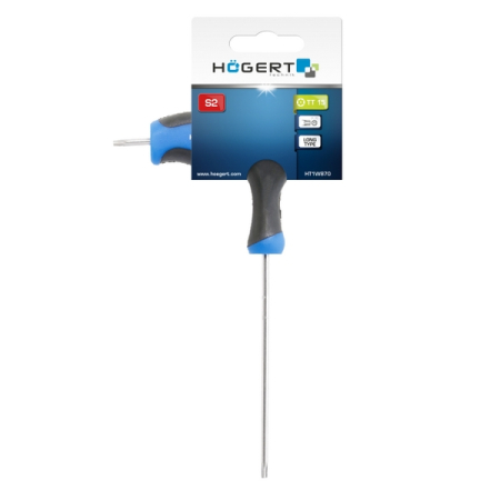 Ключ TORX Security TT15, типа Т, длинный, HOEGERT HT1W870