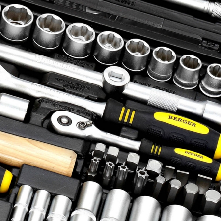 Универсальный набор инструментов “БРЕМЕН”, 131 предмет, BERGER BG131-1214