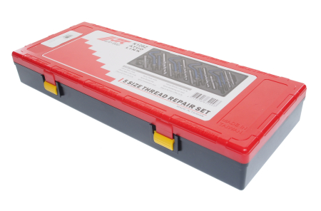 Набор инструментов для восстановления резьбы комбинированный в кейсе JTC