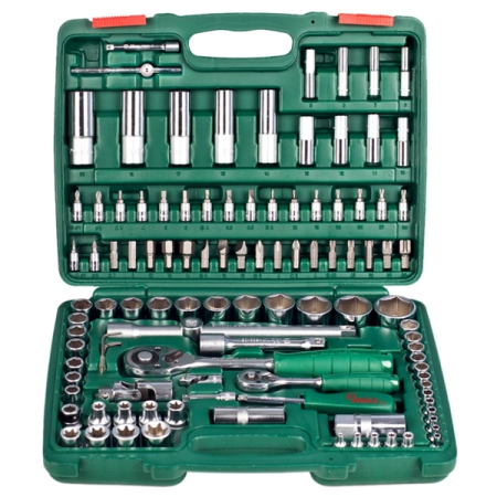 Набор инструментов универсальный 1/4" и 1/2", 108 предметов, HANS TK-108