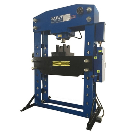 Пресс гидравлический с ручным и пневматическим приводом, 100 тонн, AE&T T612100A