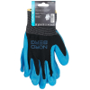 NORDBERG NPG1508BB Перчатки рабочие полиэфирные 15 класс, черно-синие