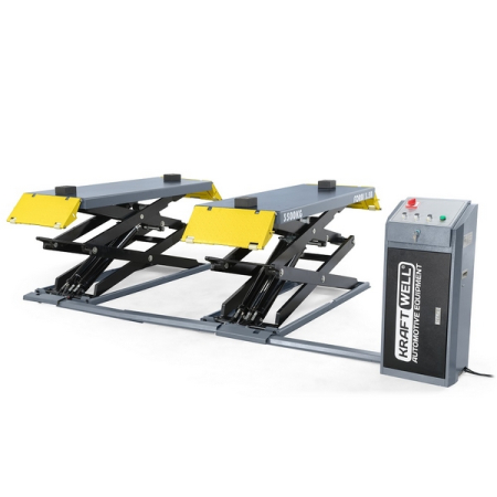 Подъемник ножничный электрогидравлический, 3.5 т, KraftWell FORBI 3.5B (380V)