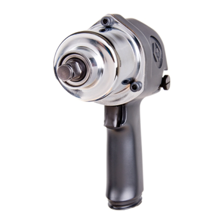 KING TONY 44108AMP01 Гайковерт пневматический ударный 1/2", 881 Нм, с комплектом головок, 19 предметов