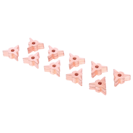 NORDBERG F015(100) Шайбы треугольные омедненные для сварки (100 шт)