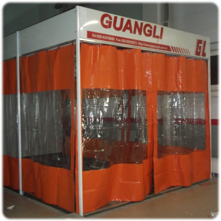 Пост подготовки к окраске с верхним пленумом и подогревом Guangli GL622