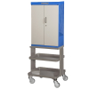 BAHCO 1495CD60WBL Инструментальный шкаф на открытой тележке, сине-серый