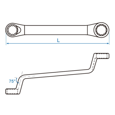 KING TONY 19701113 Ключ накидной 11 X 13 мм