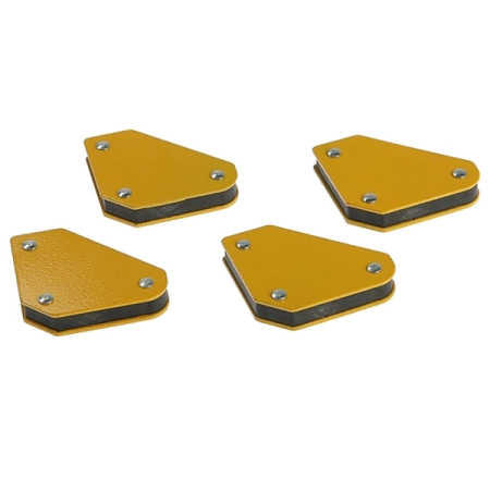 Фиксаторы магнитные для сварочных работ, усилие 4 кг, 4 шт, Denzel 97555