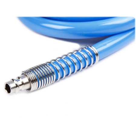 Шланг воздушный полиуретановый, спиральный D10x14 мм, 15 м KraftWell KRW-HC101415