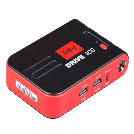 Автономное пусковое устройство FUBAG Drive 400, 12 В, 10000 мАч, Type-C