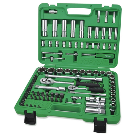 Набор инструментов в чемодане, 94 предметов, TOPTUL GCAI094R1