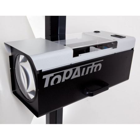 Прибор контроля и регулировки света фар усиленный TOPAUTO HBA26D_grey