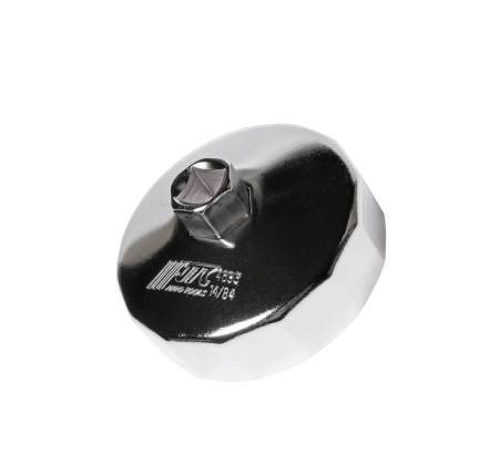 Съемник фильтров масляных 84мм 14-ти гранный (MERCEDES OM642) чашка JTC-4695 Съемник фильтров масляных 84мм 14-ти гранный (MERCEDES OM642) чашка JTC-4695