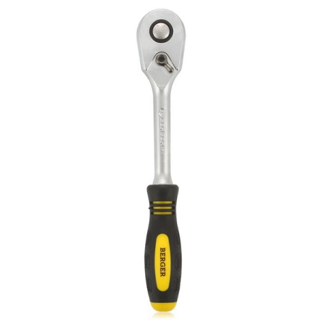 Трещотка 1/2", 260 мм, 45 зубцов, BERGER BG-12RH