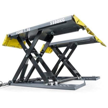 Подъемник ножничный электрогидравлический шиномонтажный, 3.5 т, KraftWell FORBI 3.5G (380V)