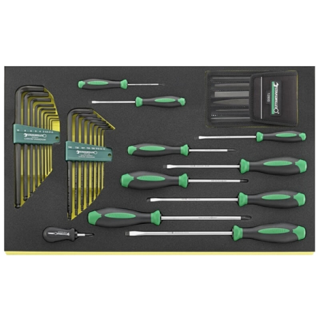 Тележка с набором инструмента 805/3, 132 предмета, STAHLWILLE 90/6A KIT