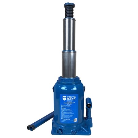 Домкрат бутылочный гидравлический, двухштоковый, 20 т, AE&T T02020i