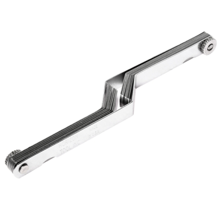 Набор щупов 0.127-0.762 мм (0.005"-0.03") изогнутых для зазоров, 26 шт, JTC-4291