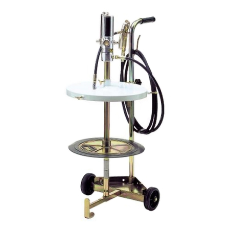 Солидолонагнетатель пневматический для бочек 50-60 кг RAASM 64041