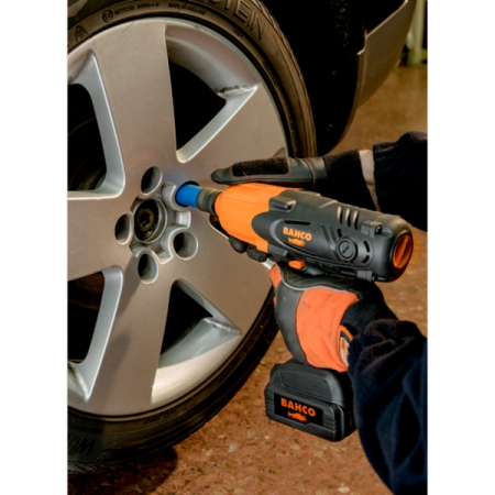 BAHCO BCL33IW1K1 Гайковерт ударный аккумуляторный, квадрат 1/2 дюйма, 590 Нм, 18 В, комплект