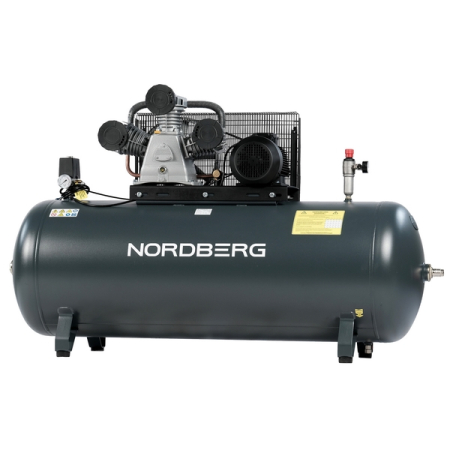 NORDBERG NCP500/950 Компрессор поршневой с ременной передачей 380В, ресив. 500л, 950л/мин