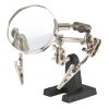 Зажим для пайки "третья рука" с лупой Sparta 914605