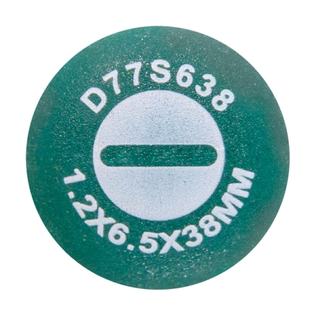 Отвертка стержневая шлицевая ANTI-SLIP GRIP, SL6.5x38 мм Jonnesway D77S638