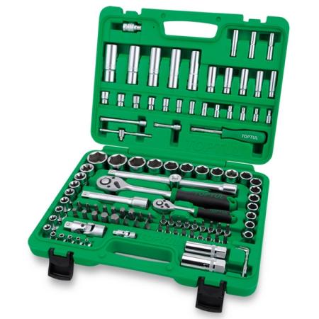 Набор инструментов в чемодане, 108 предметов, TOPTUL GCAI108R