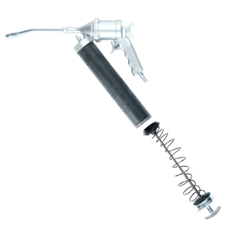 Nordberg NO3401 Шприц плунжерный пневматический для густой смазки, с поворотом рукоятки, 400 мл