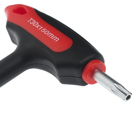 Ключ TORX/TORX с отверстием T30H Т-образный JTC-784830