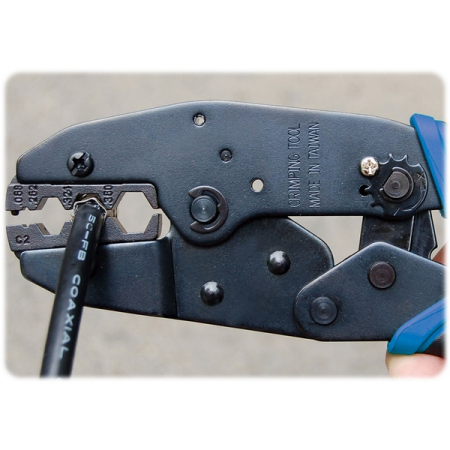 Кримпер храповичный для обжима изолированных наконечников, 6 предметов, кейс, King Tony 67G0005