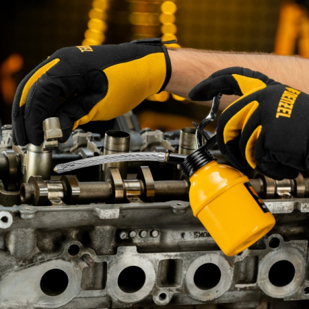 Масленка-нагнетатель металлическая, 0,2 л, гибкий наконечник DENZEL 53240