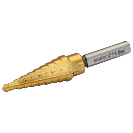 BAHCO 228-SD Сверло ступенчатое по металлу HSS-TiN 4-12 мм