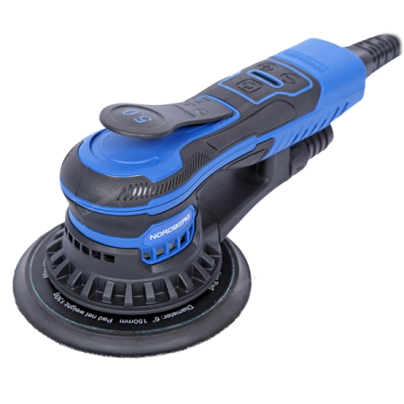 NORDBERG NE455 Шлифмашина эксцентриковая 5 мм, диск 150 мм, 4000-10000 об/мин, 350 Вт