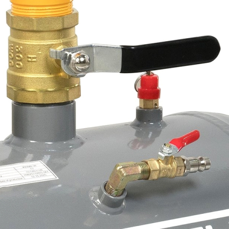 Бустер (инфлятор) для взрывной накачки шин, 38 л, KRAFTWELL KRWB-38