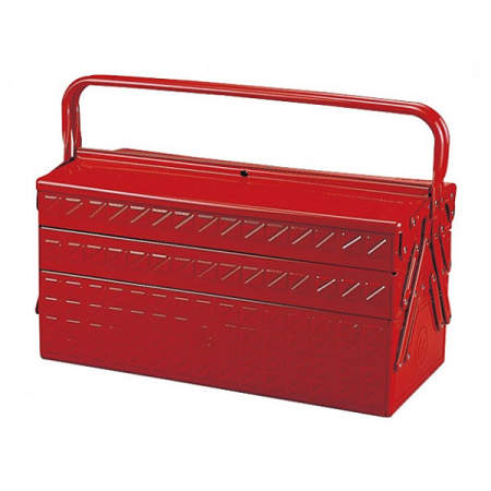 Ящик инструментальный раскладной, 5 отсеков, красный МАСТАК 510-05420R