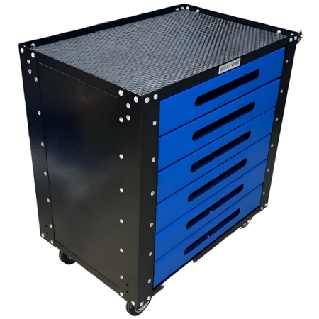 Инструментальная тележка, 6 ящиков, синяя, Great Wolf GWT-B6