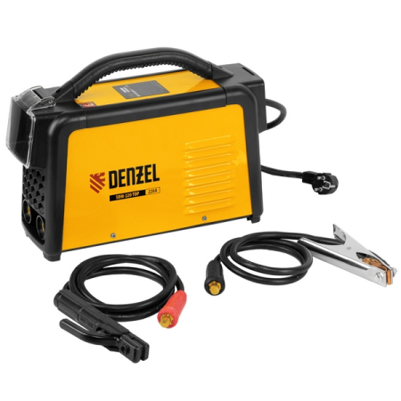 Аппарат инверторный дуговой сварки, 220 А, кейс, Denzel SDM-220 Top