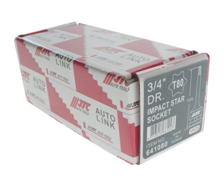 Головка торцевая 3/4" TORX T80 ударная JTC Головка торцевая 3/4" TORX T80 ударная JTC