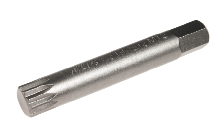 Бита SPLINE М12х75мм 10мм удлиненная S2 JTC