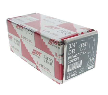 Головка торцевая 3/4" TORX T60 ударная JTC Головка торцевая 3/4" TORX T60 ударная JTC