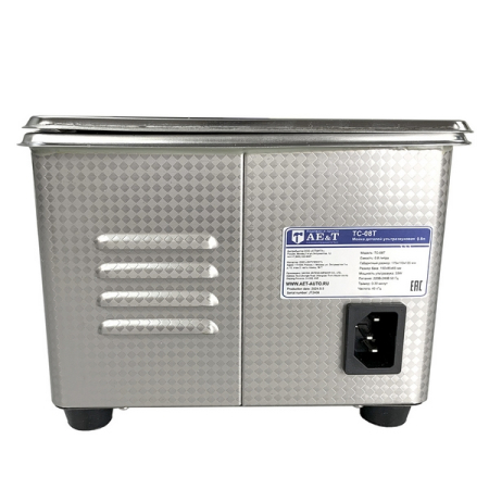 Мойка деталей ультразвуковая 0.8 л, без подогрева, AE&T TC-08T