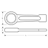 BAHCO NSB104-54 Ключ накидной ударный искробезопасный 54 мм BAHCO NSB104-54 Ключ накидной ударный искробезопасный 54 мм