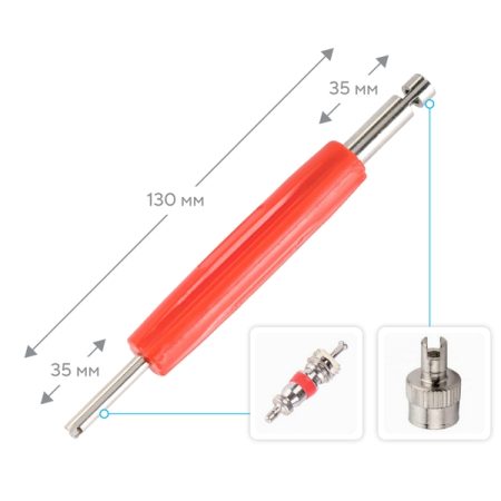 NORDBERG NTR23 Отвертка для ниппелей, двухсторонняя