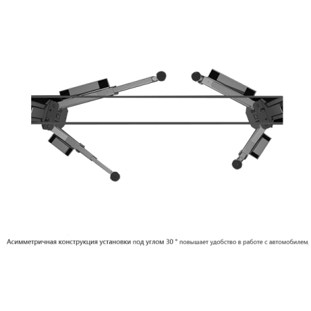 Подъемник 2-стоечный электрогидравлический, 4.6 т, 380 В, eqtree TL 2046EM