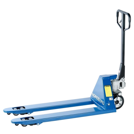 Тележка (рохля) складская гидравлическая, 2,5 т, усиленная, с резиновыми колесами NORDBERG N3901-25R