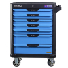 Тележка синяя с набором инструментов, 250 предметов, KraftWell KRW-TTB+SET250
