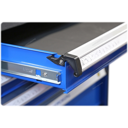 Nordberg T6N(B) Тележка инструментальная, 6 ящиков, синяя