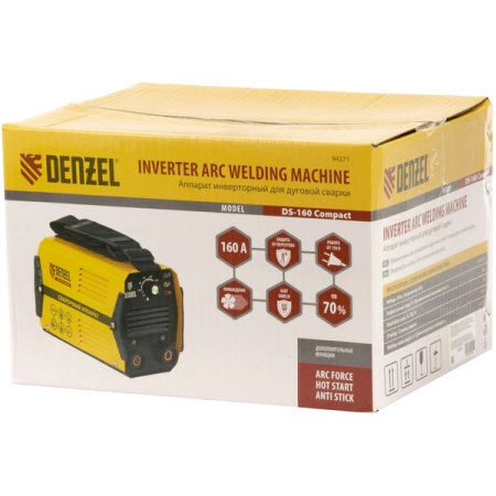 Аппарат инверторный дуговой сварки Denzel DS-160 Compact
